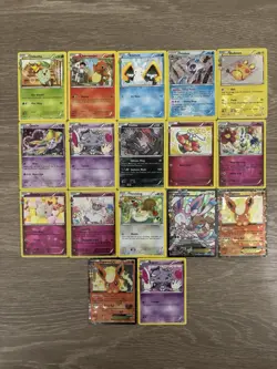 Pokemon Generations Radiant Collection Cards Sylveon EX Flareon Ex jirachi - Image 1