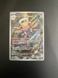 Pokemon Shedinja 144/132 Me01: Mega Evolution Illustration Rare Holo 60HP - Image 1