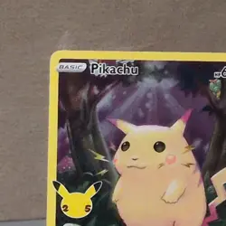 Pokemon Pikachu Celebrations Holo Rare 005/025 Basic 60 HP - Image 2