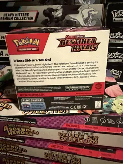 Pokemon TCG: Destined Rivals Booster Box 36 | Packs Sealed | Unsealed Box - Image 2
