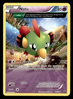 Natu 28/108 Common Roaring Skies Pokemon Lightly Played - Image 1