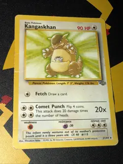 1999 Pokemon Kangaskhan 21/64 MP - Image 1