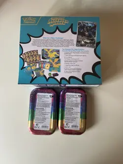 Pokemon Mega Evolution Ascended Heroes ETB & 2 Pikachu Tins SEALED - Image 2