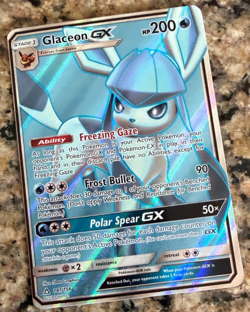 Glaceon GX 141/156 Full Art Ultra Rare - Sun & Moon Ultra Prism - Pokemon TCG NM - Image 1
