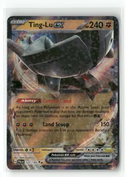 Ting-Lu ex 127/193 Double Rare Paldea Evolved Pokemon Holo Near Mint - Image 1