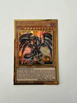 Yugioh - Red-Eyes Darkness Metal Dragon - Gold - 1st - MGED-EN009 - LP - Image 1
