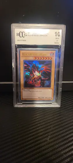 2010 Yugioh Red Eyes Black Dragon LC01-EN006 Limited Edition BCCG 10 Mint Better - Image 1