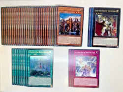 Yu-Gi-Oh Complete Competitive Noble Knight Deck + Extra Deck + Extra Bonus - Image 1