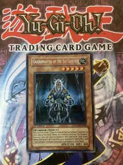Yugioh - Grandmaster of the Six Samurai STON-EN000 1st Edition SECRET VLP/NM X1 - Image 1
