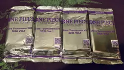One Piece Card Game Store Tournament Kit 2026 Vol. 1 Factory SEALED x4 - Image 1