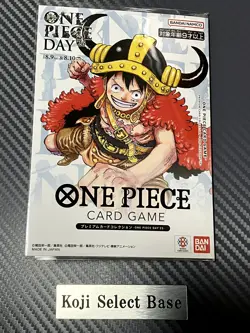 ONE PIECE DAY’25 Limited Elbaph Premium Card promo-Luffy BANDAI Sealed Japanese - Image 1