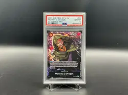 2025 ONE PIECE OP12-LEGACY OF THE MASTER ALTERNATE ART MONKEY D. DRAGON PSA 10 - Image 1