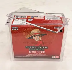 One Piece Booster Box Acrylic Case Magnetic Lid - READ DESCRIPTION SIZES OP03-15 - Image 3