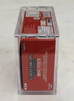 One Piece Booster Box Acrylic Case Magnetic Lid - READ DESCRIPTION SIZES OP03-15 - Image 4