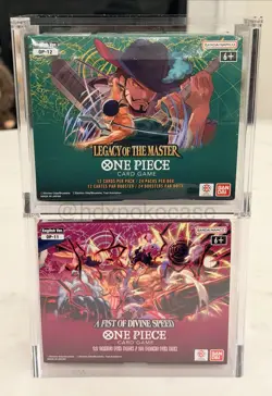 One Piece Booster Box Acrylic Case Magnetic Lid - READ DESCRIPTION SIZES OP03-15 - Image 5