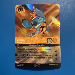 Disney Lorcana - Stitch - Rock Star (Store Championship) 30/P1 Promo Enchanted - Image 1
