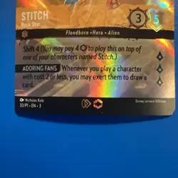 Disney Lorcana - Stitch - Rock Star (Store Championship) 30/P1 Promo Enchanted - Image 3