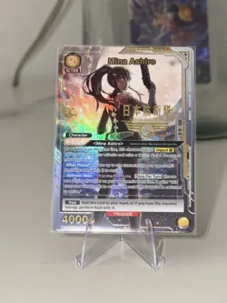 Union Arena TCG Kaiju No 8 - Mina Ashiro - UE12BT/KJ8-1-005 SR* Alt Art Foil - Image 1