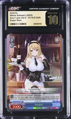 Weiss GRADED Astoria E120S Azur Lane 2 SR PRISTINE 10 CGC - Image 1