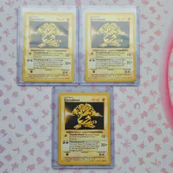 Pokemon Shadowless Electabuzz Base Set 20/102 Lot of 3 Cards 1999 Wizards TCG - Image 2