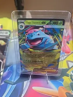 Pokemon TCG Mega Venusaur EX Holo Double Rare Card 003/132 - Image 1