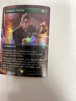Campsite Cuisine Borderless Foil Card #0484 MTG LP - Image 2