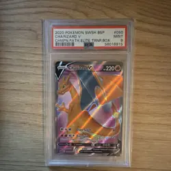 Pokemon TCG Charizard V SWSH050 Sword & Shield Promo Cards Holo PSA 9 2020 - Image 1