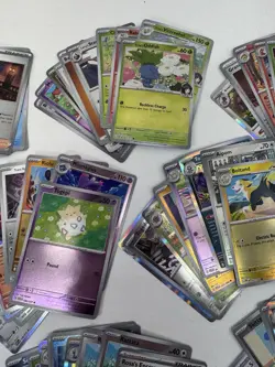 Large Bulk Pokemon Lot 191 Cards Holo - Image 5