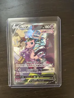 Pokemon Mew V Holo Alternative Art Ultra Rare TCG Fusion Strike Card 251/264 NM! - Image 1