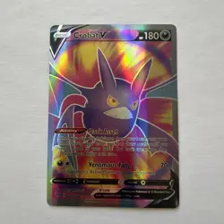 Pokemon Crobat V Full Art Ultra Rare Holo Darkness Ablaze Card 104/189 - Image 1