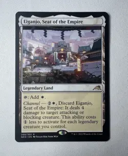 Eiganjo, Seat of the Empire - Kamigawa: Neon Dynasty #268 - NM- Magic Card - Image 1
