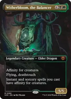 Witherbloom, the Balancer (Borderless) - Near Mint MTG Secrets of Strixhaven - Image 1