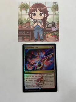 Resonating Lute Secrets of Strixhaven Foil #221 MTG jr - Image 1