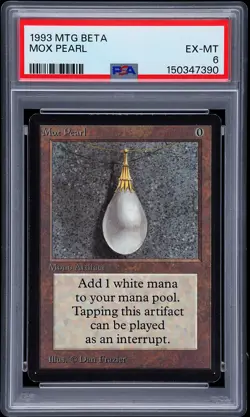 1993 MTG LIMITED EDITION BETA MOX PEARL PSA 6 - Image 1