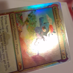Rainbow Dash Foil EX Secret Lair My Little Pony MTG Magic the Gathering - Image 3