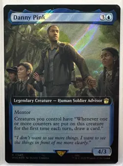 Danny Pink (Extended Art) (Surge Foil) Magic Gathering, MTG, Doctor Who (947) - Image 1