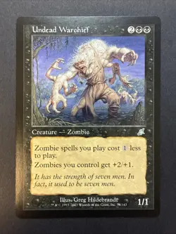 Magic the Gathering TCG Undead Warchief Scourge Regular 78/143 - Image 1