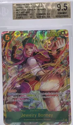 2025 One Piece Jewelry Bonney (#118) (Alternate Art) OP12-118 English BGS 9.5 GM - Image 1
