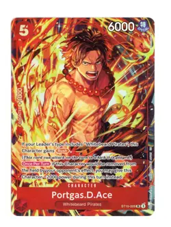 Portgas.D.Ace (Illustration Box Vol.5) ST15-005 SR Foil One Piece Promotion NM - Image 1