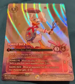 Disney Lorcana - Shimmering Skies - Donald Duck Pie Slinger- Enchanted- 214/204 - Image 2