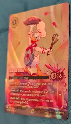 Disney Lorcana - Shimmering Skies - Donald Duck Pie Slinger- Enchanted- 214/204 - Image 5