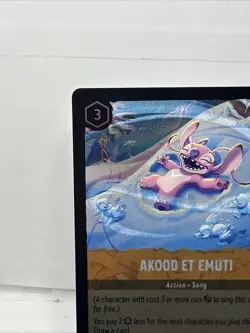 Disney Lorcana Winterspell Akood Et Emuti 29/204 Cold Foil - Lilo & Stitch NM/M - Image 2