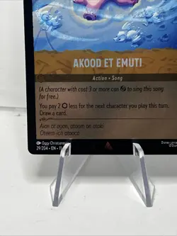 Disney Lorcana Winterspell Akood Et Emuti 29/204 Cold Foil - Lilo & Stitch NM/M - Image 5