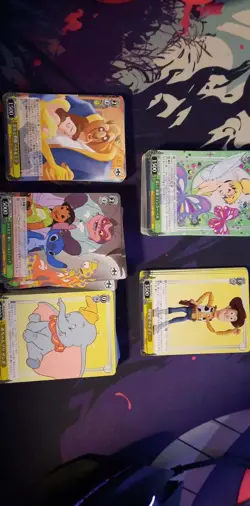 Disney Weiss Schwarz Bulk Japanese Lot of 300 Cards Multi-Sets Bulk (commons) - Image 1