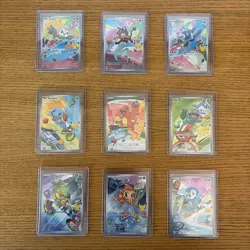 Pokemon First Partner Illustration Collection S1 Promos Complete 9 Card Set-Rare - Image 1