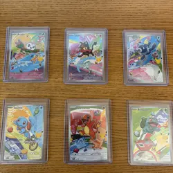 Pokemon First Partner Illustration Collection S1 Promos Complete 9 Card Set-Rare - Image 3