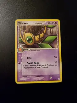 VIBRAVA 42/101 UNCOMMON EX Dragon Frontiers 2006 Pokemon Card Lightly Played - Image 1