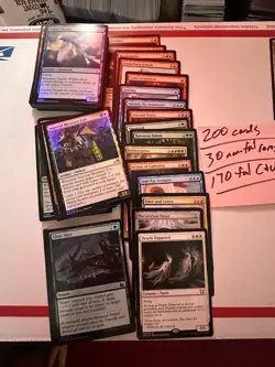 Magic The Gathering Cards - Pack 30 Rares, 170 Uncommon/Common - 200 total cards - Image 3
