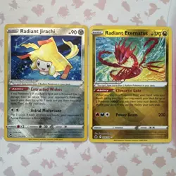 Pokemon Radiant Jirachi Eternatus Basic Holo Card Lot English 2022 - Image 1