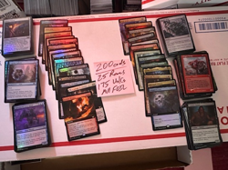 Magic The Gathering Cards - Pack 25 Rares, 175 Uncommon/Common - 200 total cards - Image 2